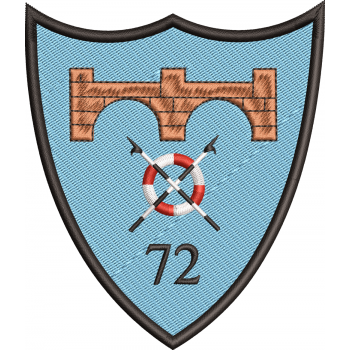 EMBLEMA Batalionul 72 geniu ,,GENERAL CONSTANTIN SAVU "